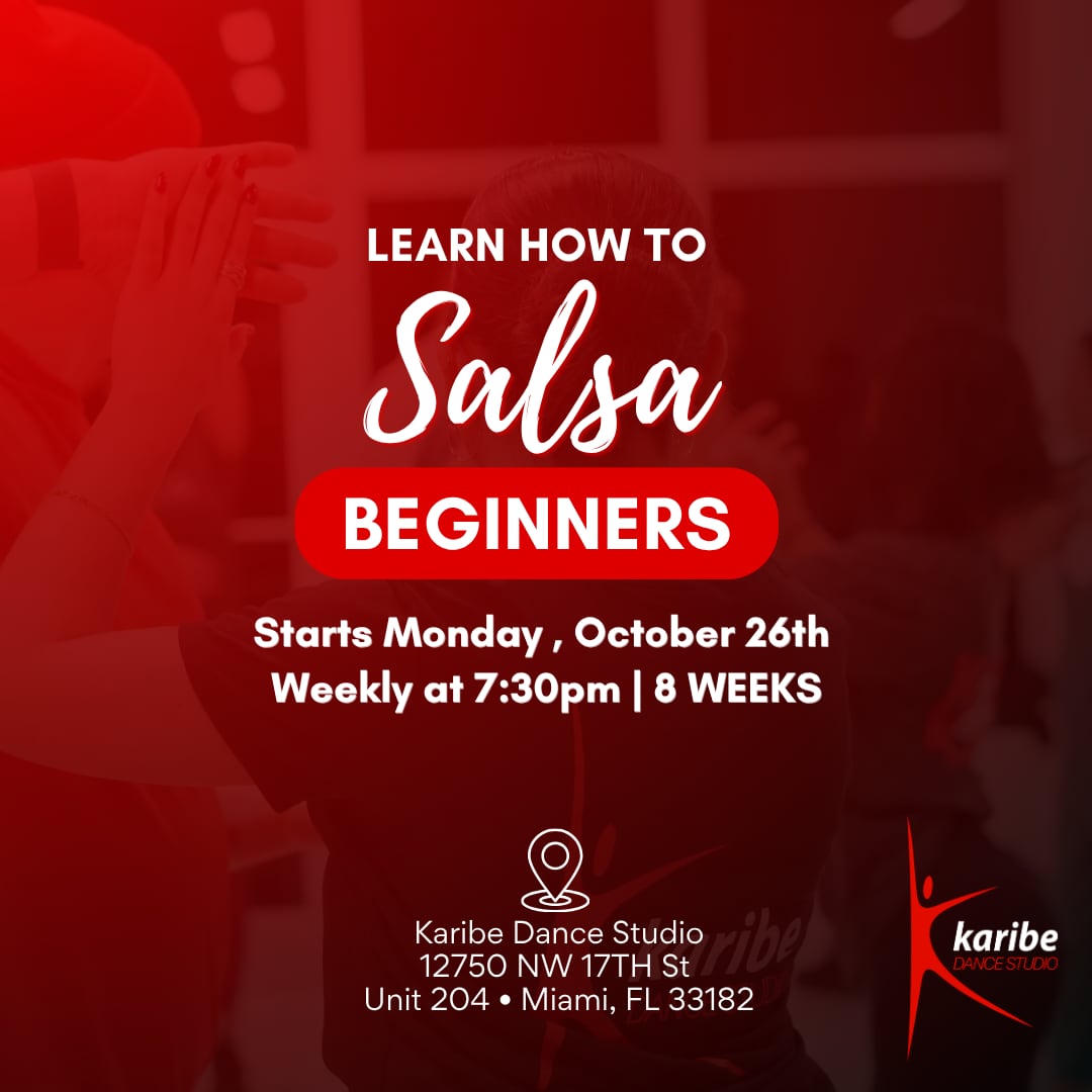 Learn how to dance Salsa in 8 Weeks - Mondays